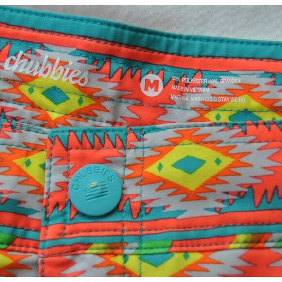 Chubbies Medium Neon Design Shorts - Picture 4 of 8